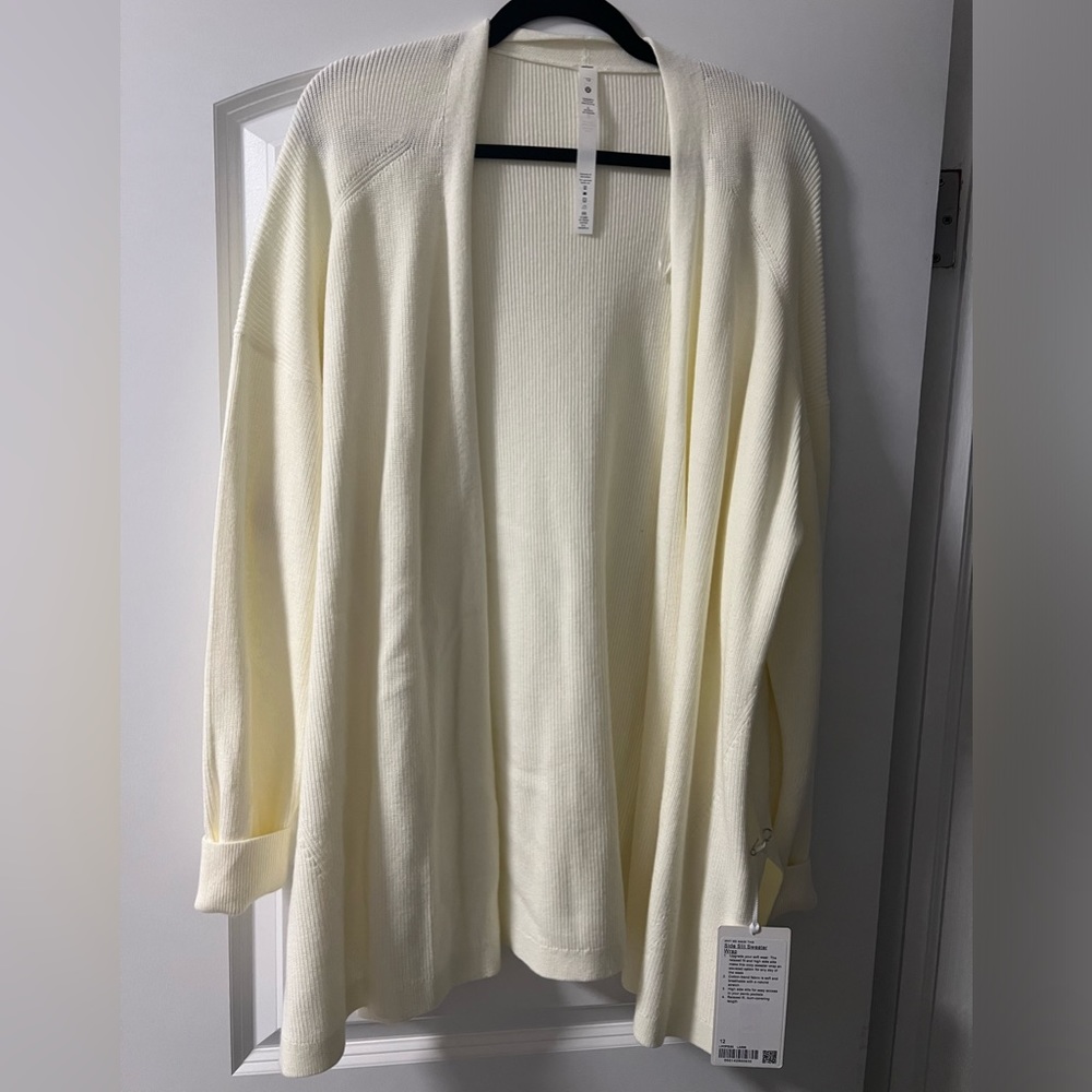 NWT Lululemon Side Slit Sweater Wrap Cardigan